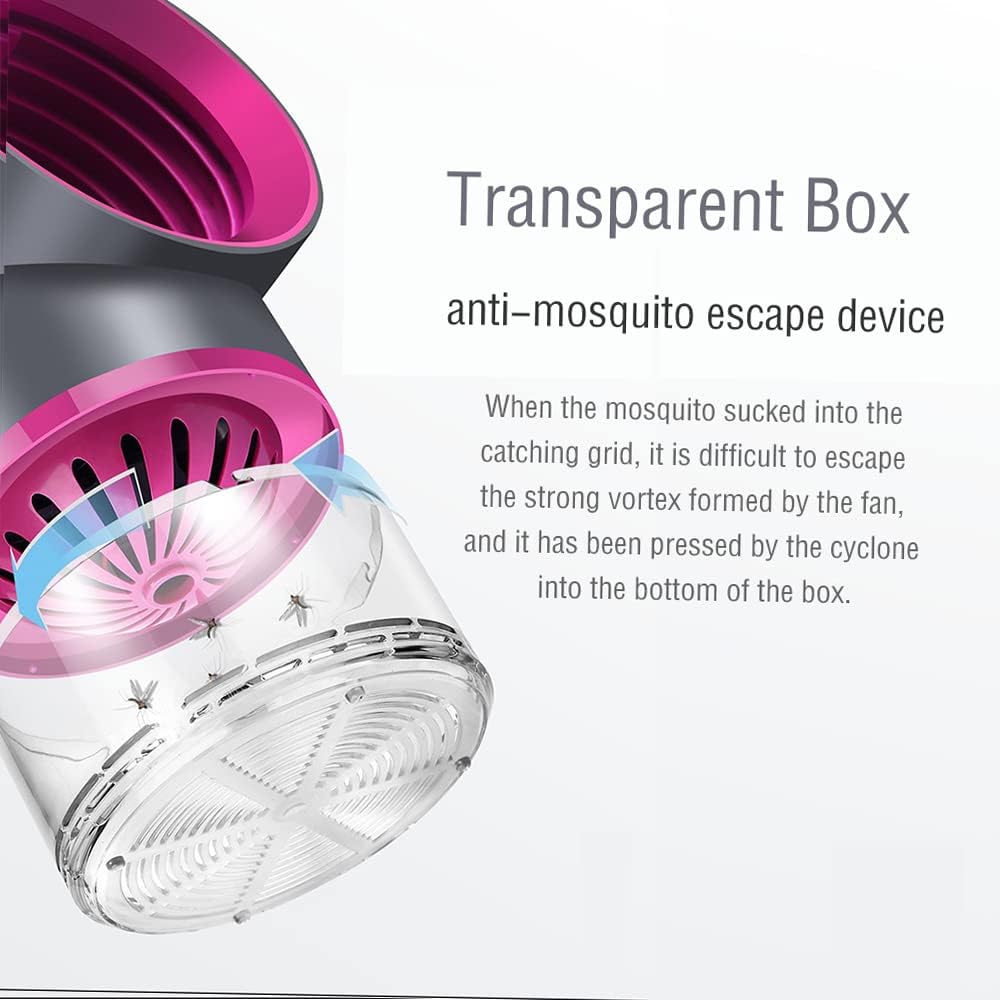 Atrapa Mosquitos Eléctrico W4 con Luz LED UV y Aspirador