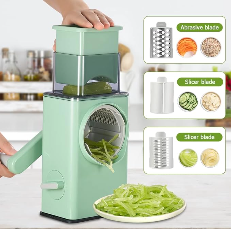 Rallador de verduras multifuncional 3 en 1